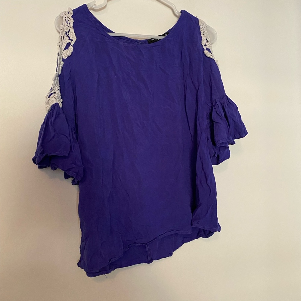 Royal blue top